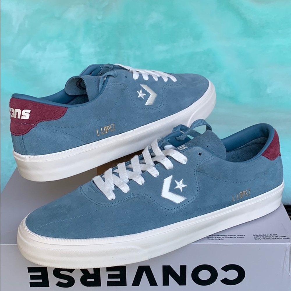 CONVERSE LOUIE LOPES OX CELESTIAL TEAL/DARK MEN’s - Picture 5 of 16